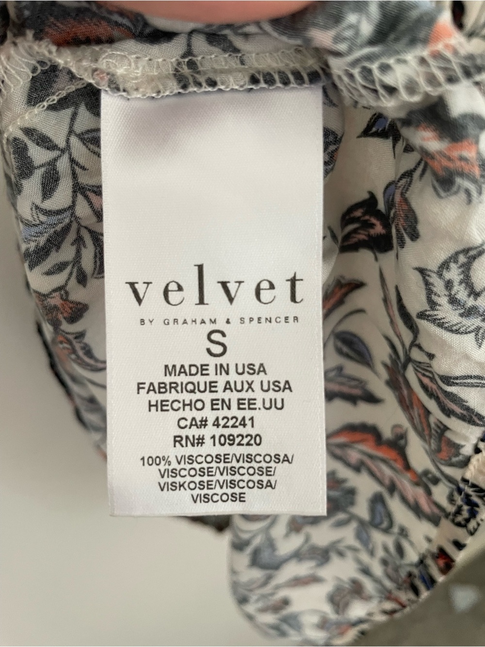 Velvet by Graham &Spencer Floral Long Sleeve Wrap Maxi Resort Dress - Picture 6 of 7
